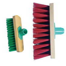 Plastic wood broom indoor sweeping floor brooms